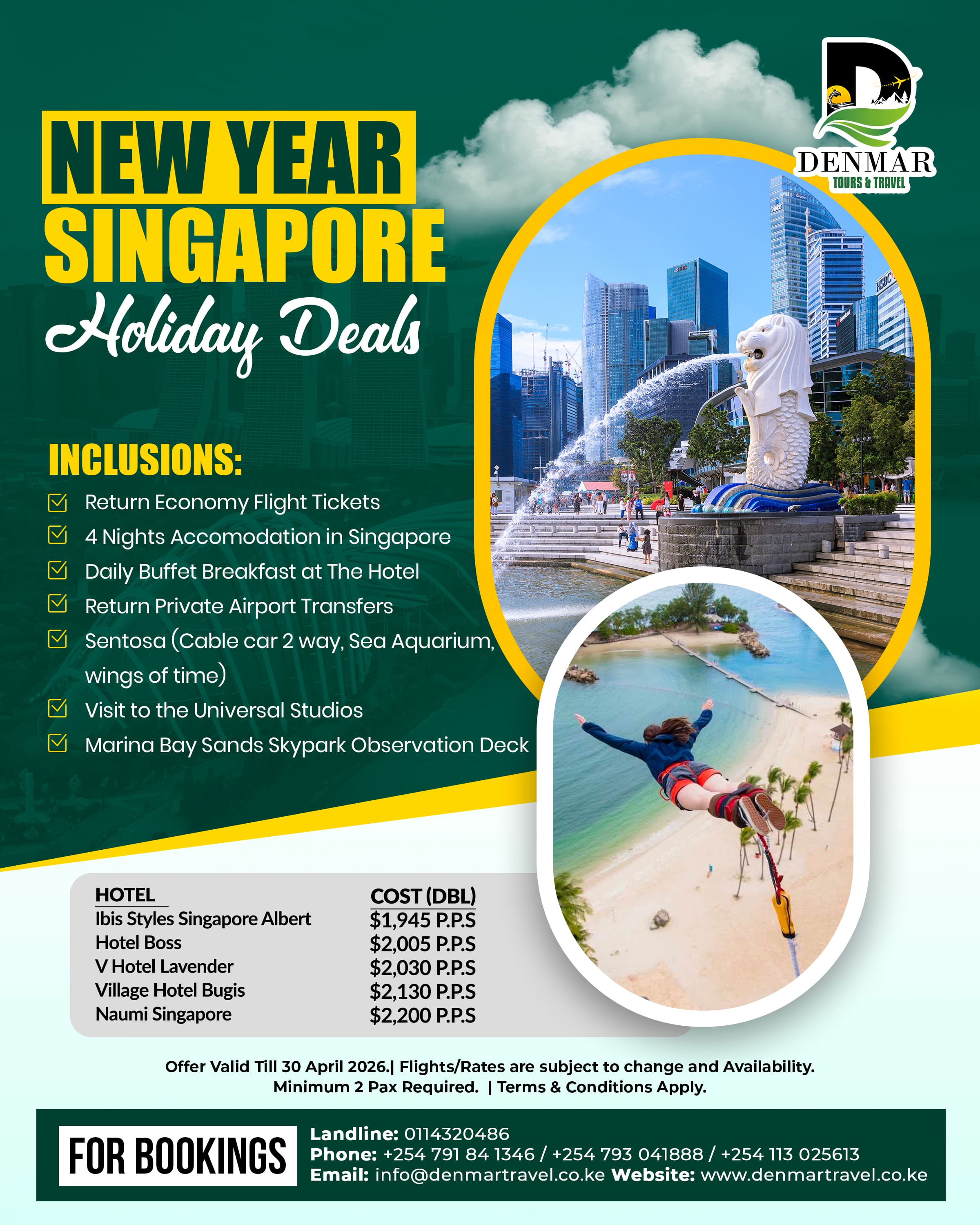 New Year Singapore Holiday Deals