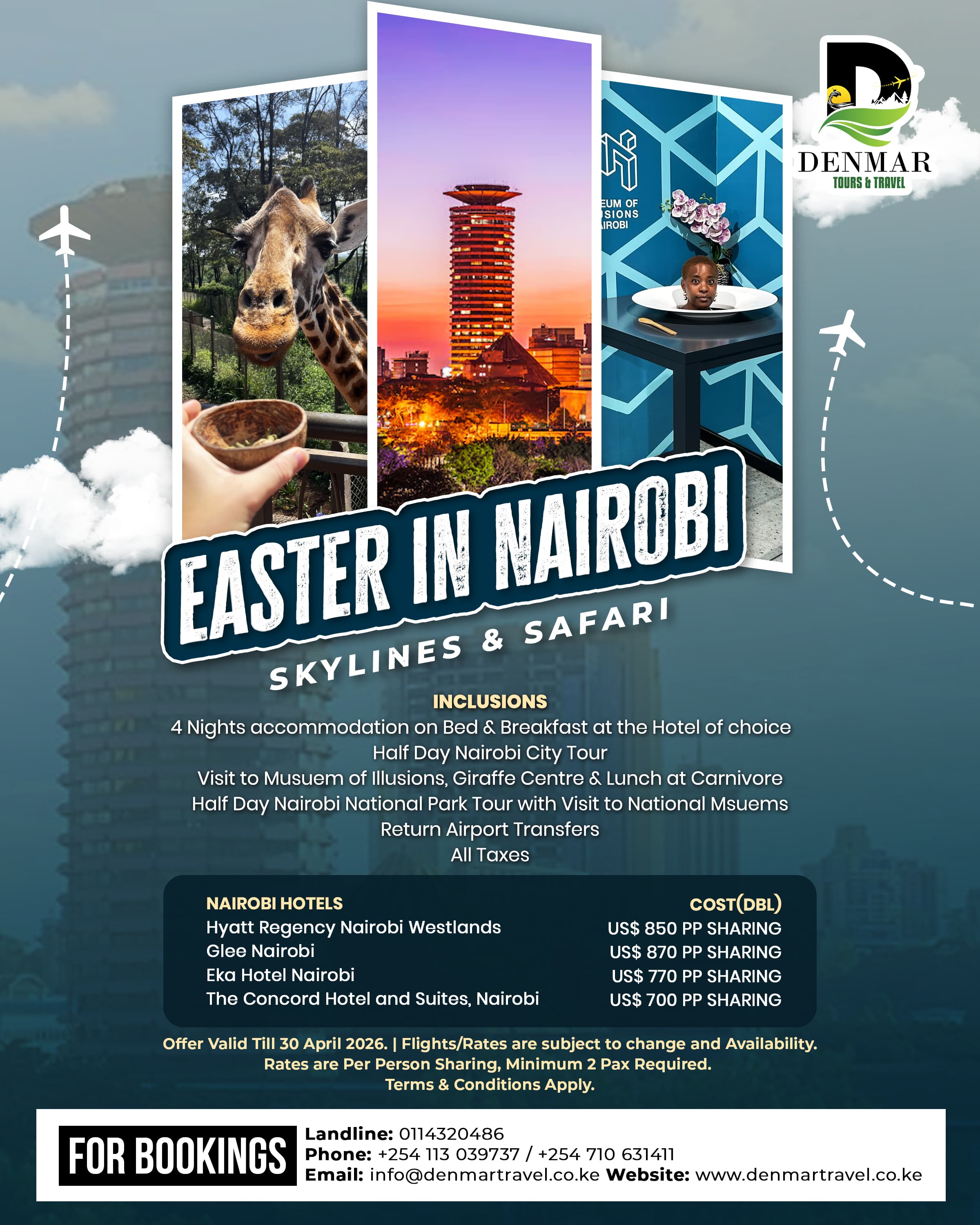 Easter In Nairobi - Skylines & Safari — Maasai Mara travel package from Kenya
